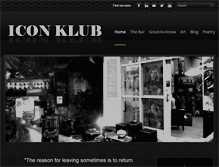 Tablet Screenshot of iconklub.com